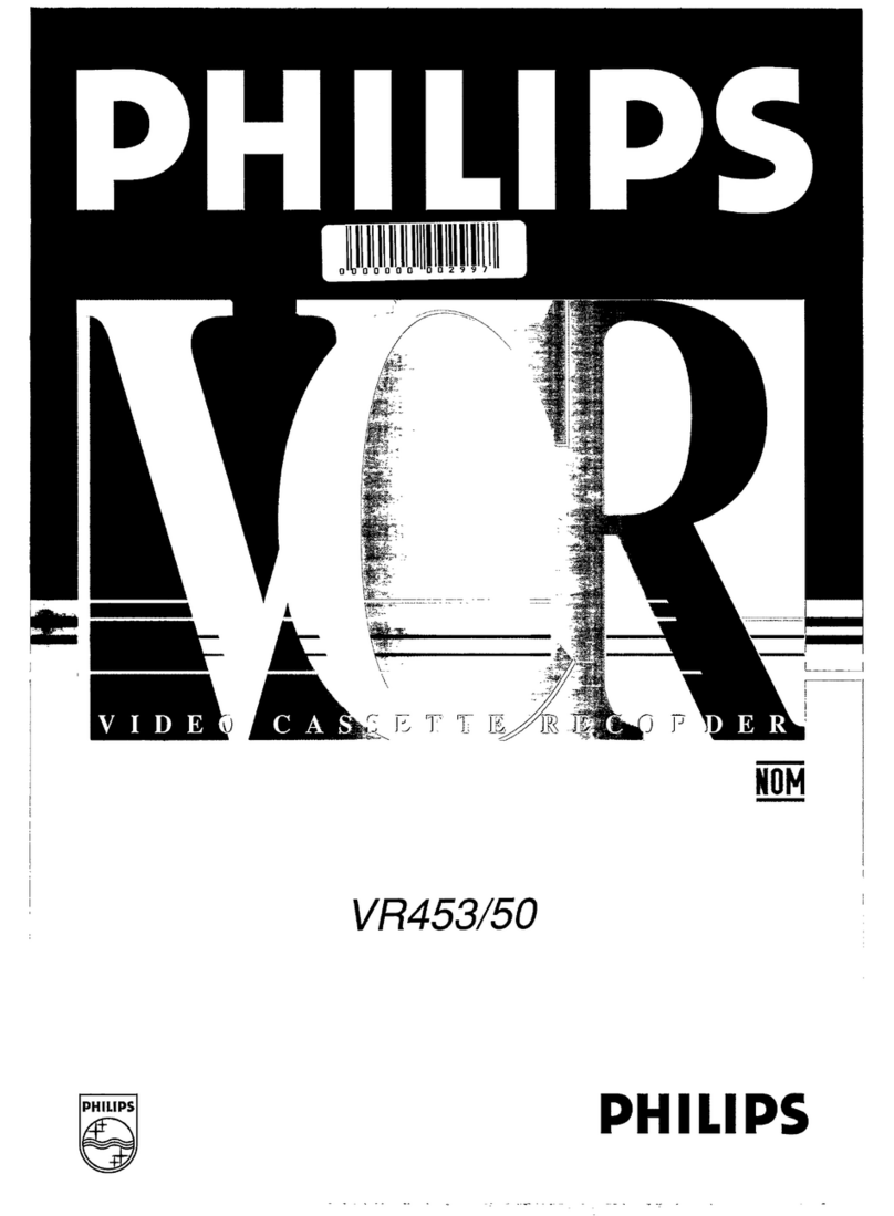 Philips VR453/50 User manual