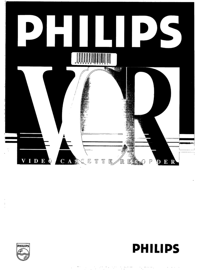 Philips VR 647/02 operating manual