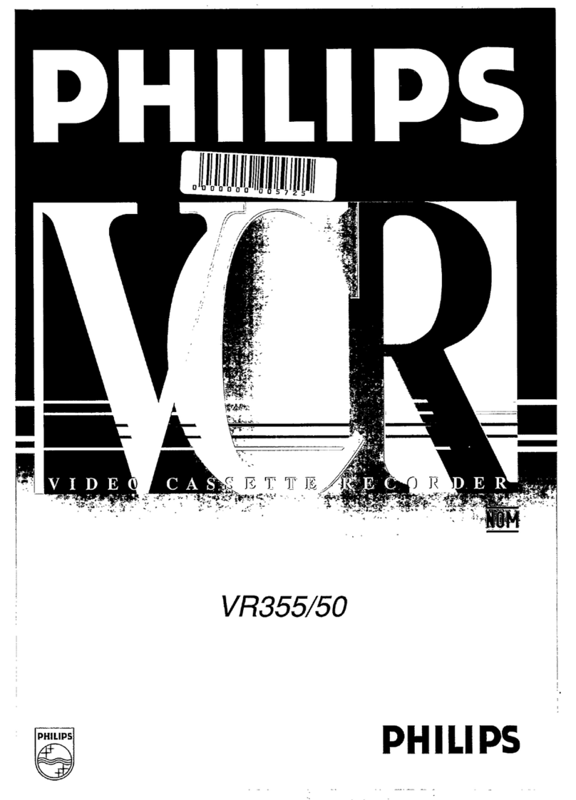 Philips VR355/50 User manual