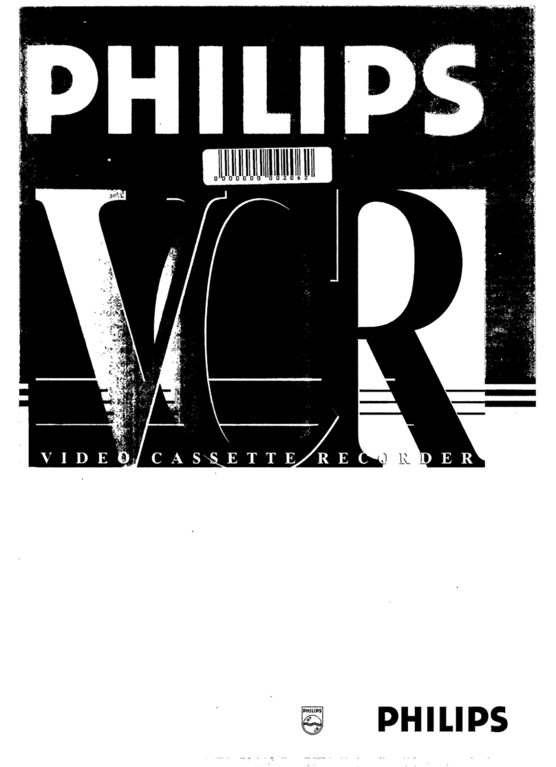 Philips VR456/78F User manual