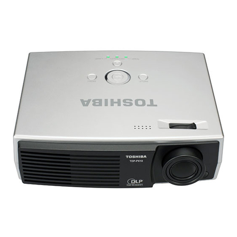 Toshiba TDP-PX10 User manual