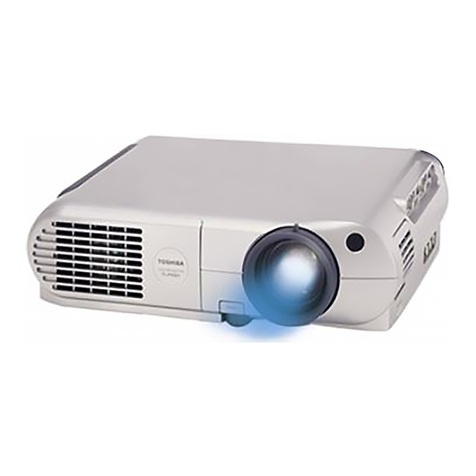 Toshiba TLP680U - SXGA LCD Projector owner's manual