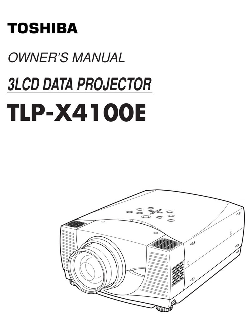 Toshiba TLP-X4100E owner's manual