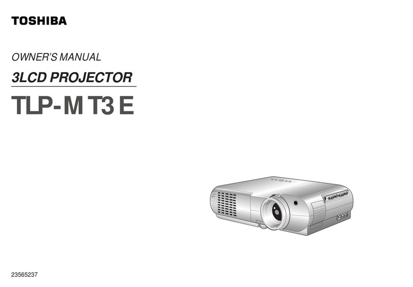 Toshiba TLP-MT3E User manual