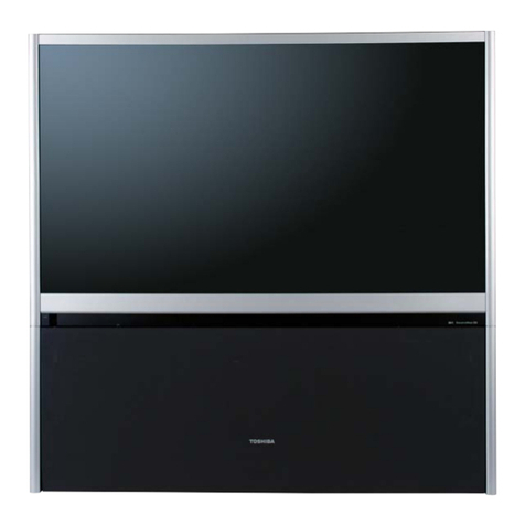Toshiba 57H84 - 57" Rear Projection TV User manual