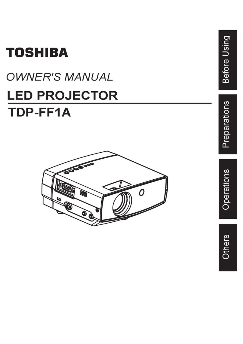 Toshiba TDP-FF1A User manual