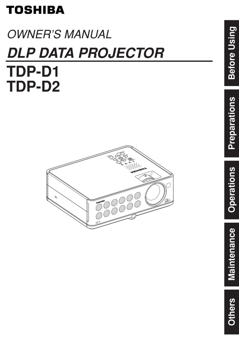 Toshiba TDP-D1 User manual Toshiba TDP-D1 User manual
