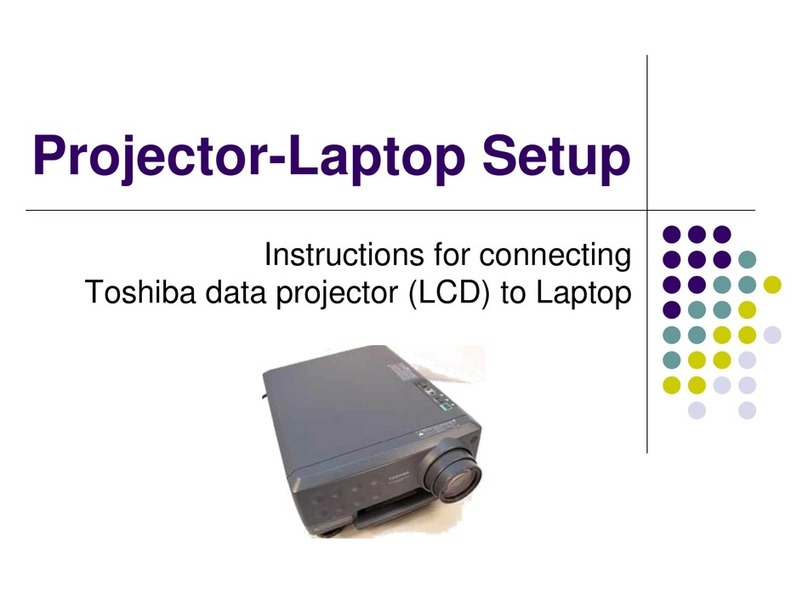 Toshiba Projector-Laptop User manual