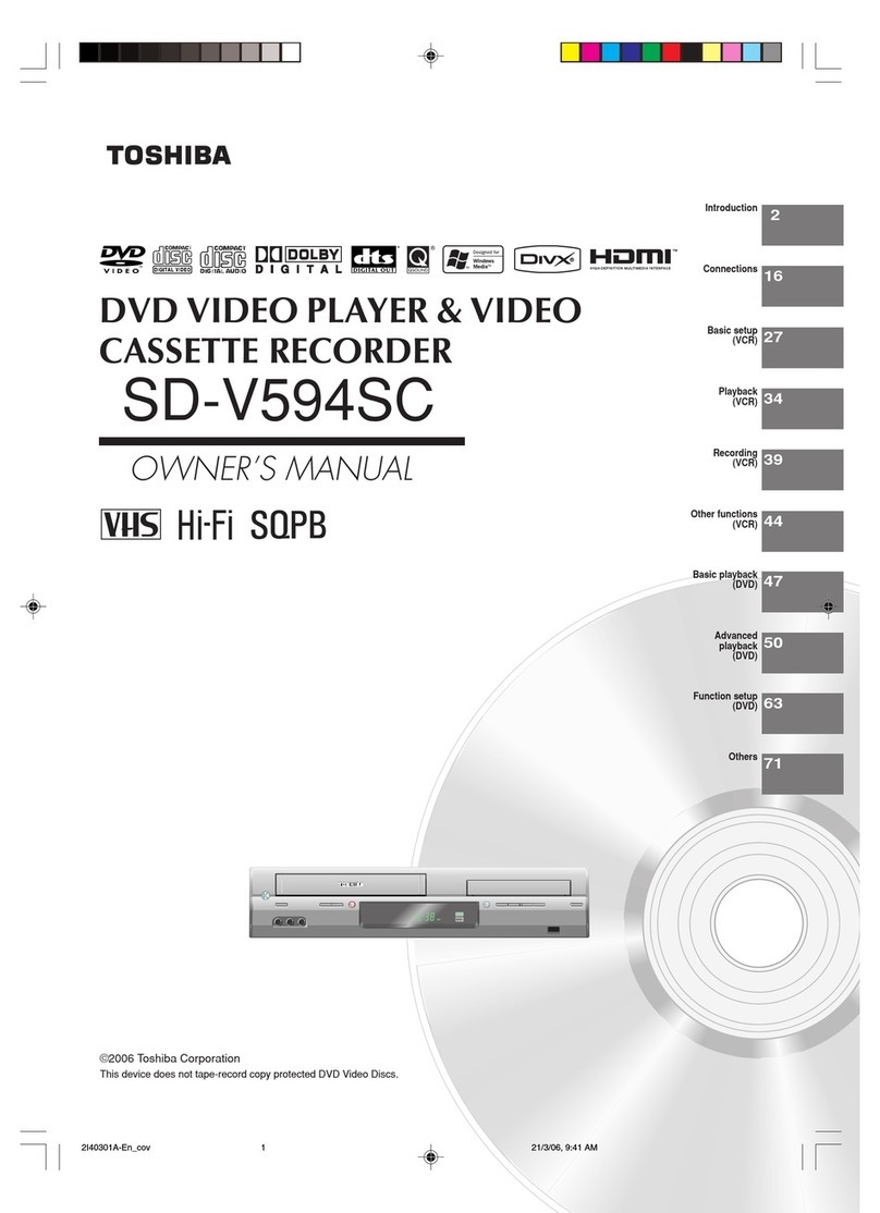 Toshiba SD-V594SC User manual
