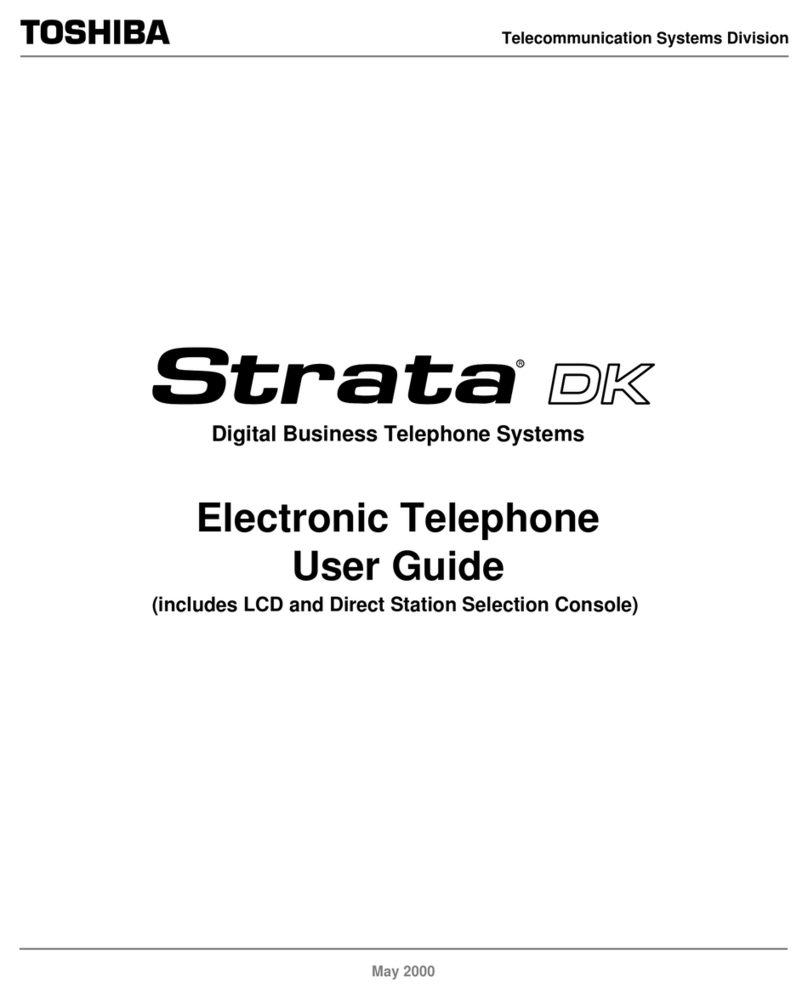 Toshiba Strata DK Backup User manual