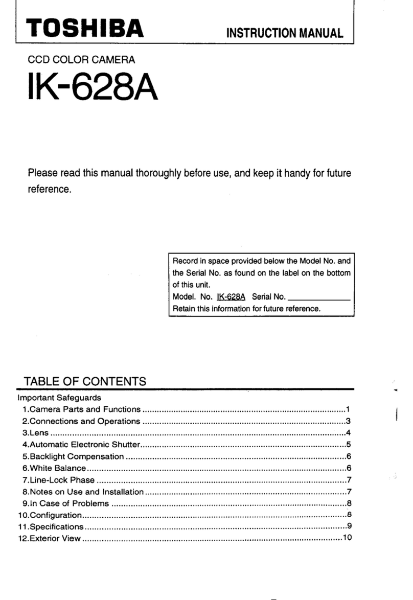 Toshiba IK-628A instruction manual