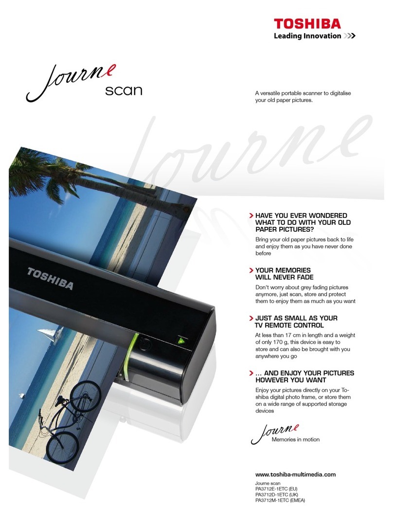 Toshiba JOURNEE scan PA3712D-1ETC User manual