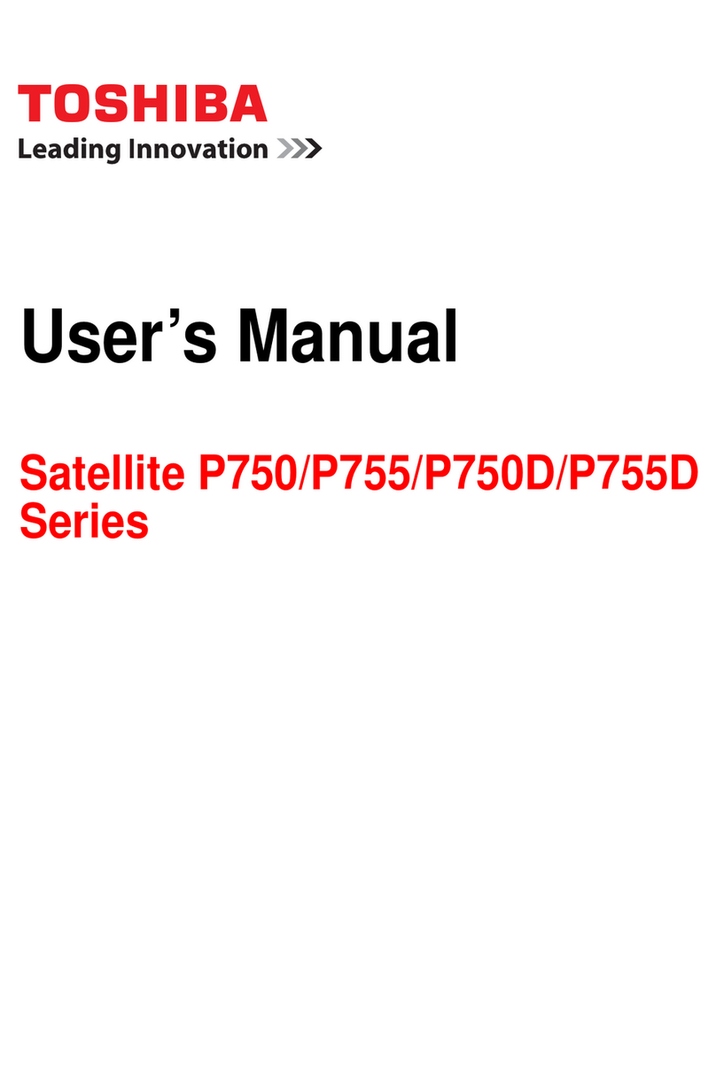 Toshiba Satellite P750 Series user manual