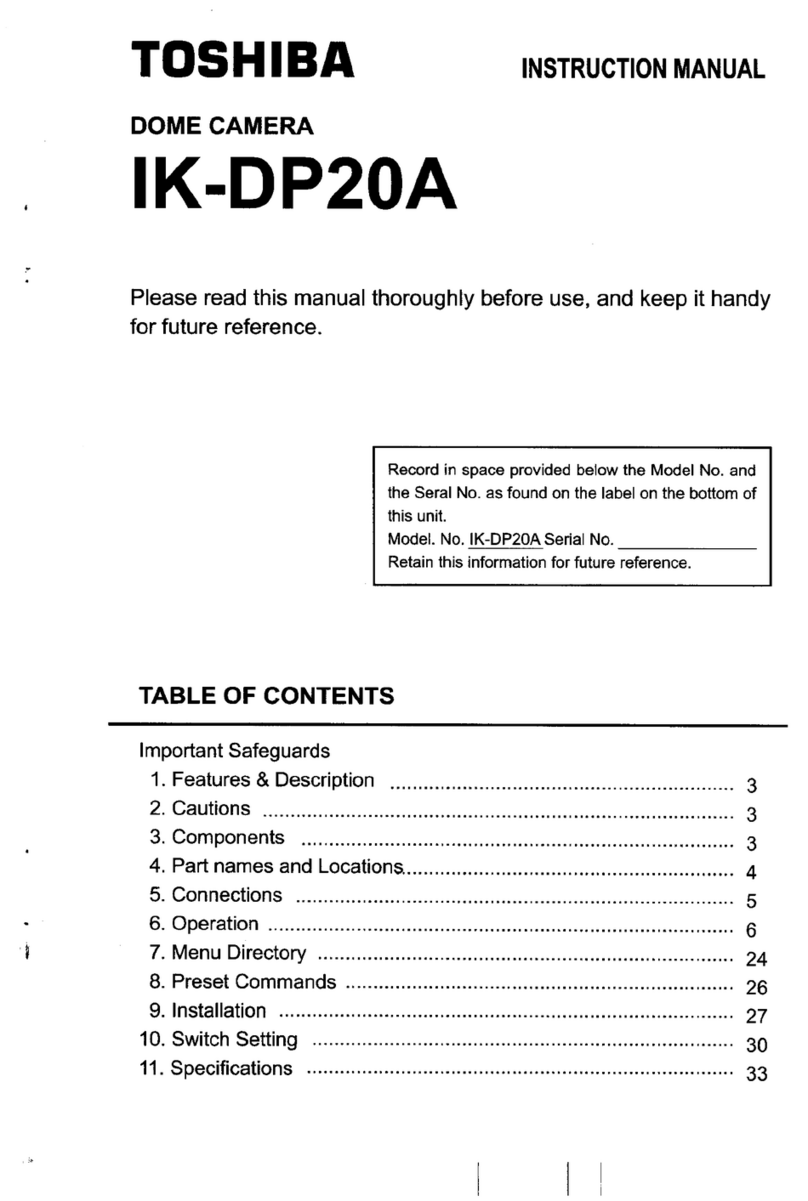 Toshiba IK-DP20A User manual