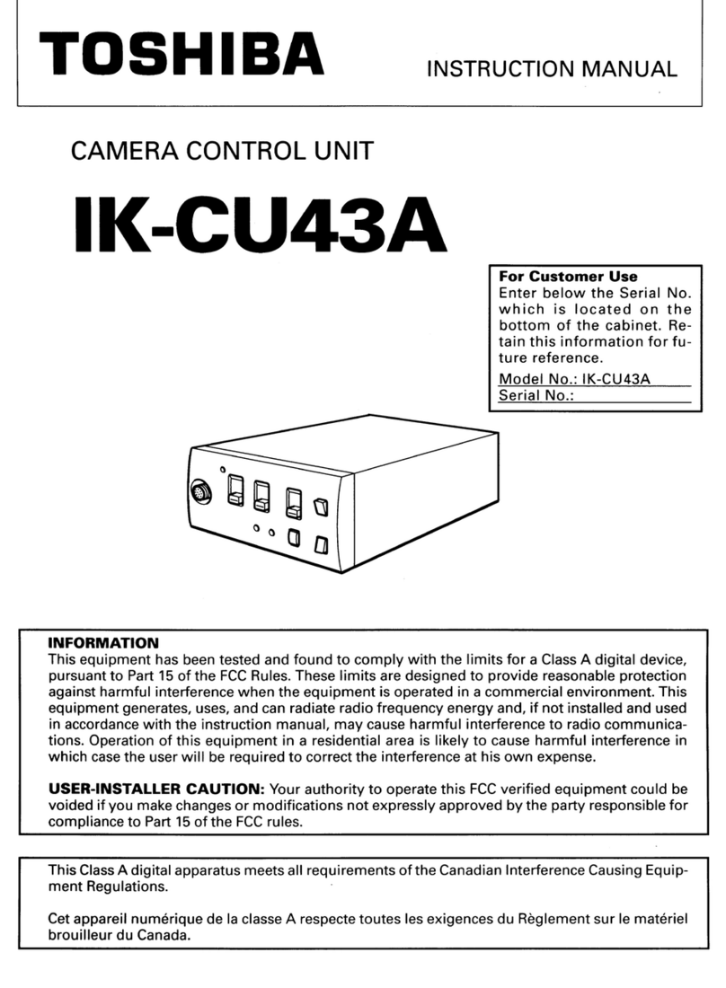 Toshiba IK-CU43A User manual Toshiba IK-CU43A User manual