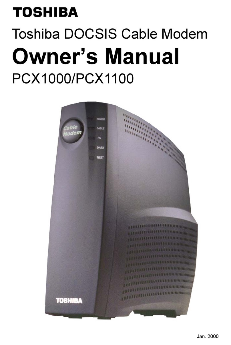 Toshiba PCX1000 owner's manual