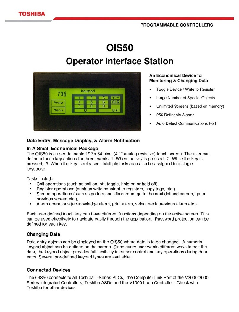 Toshiba OIS50 User manual