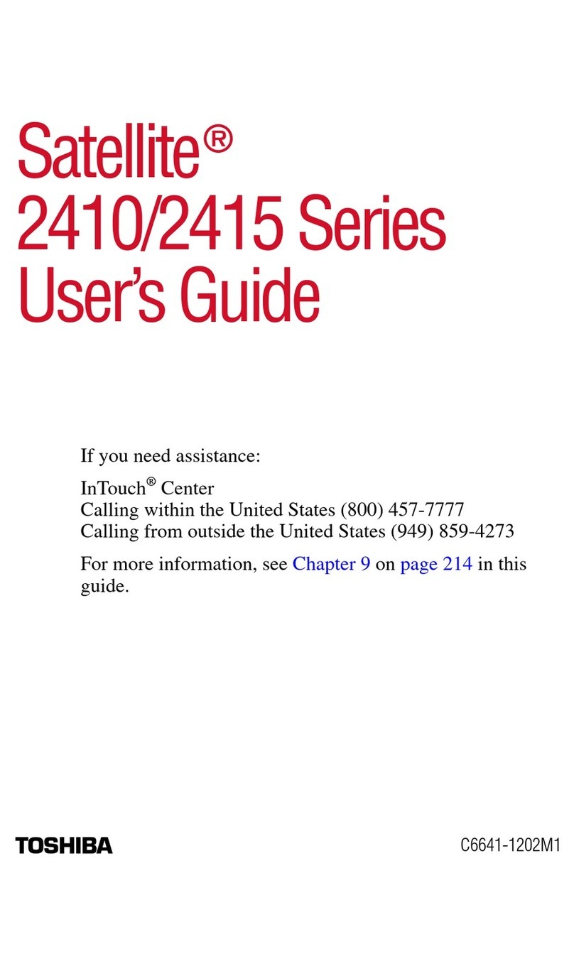 Toshiba Satellite 2415 Series User manual