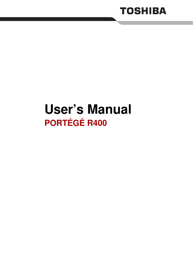 Toshiba Portege R400 Series user manual