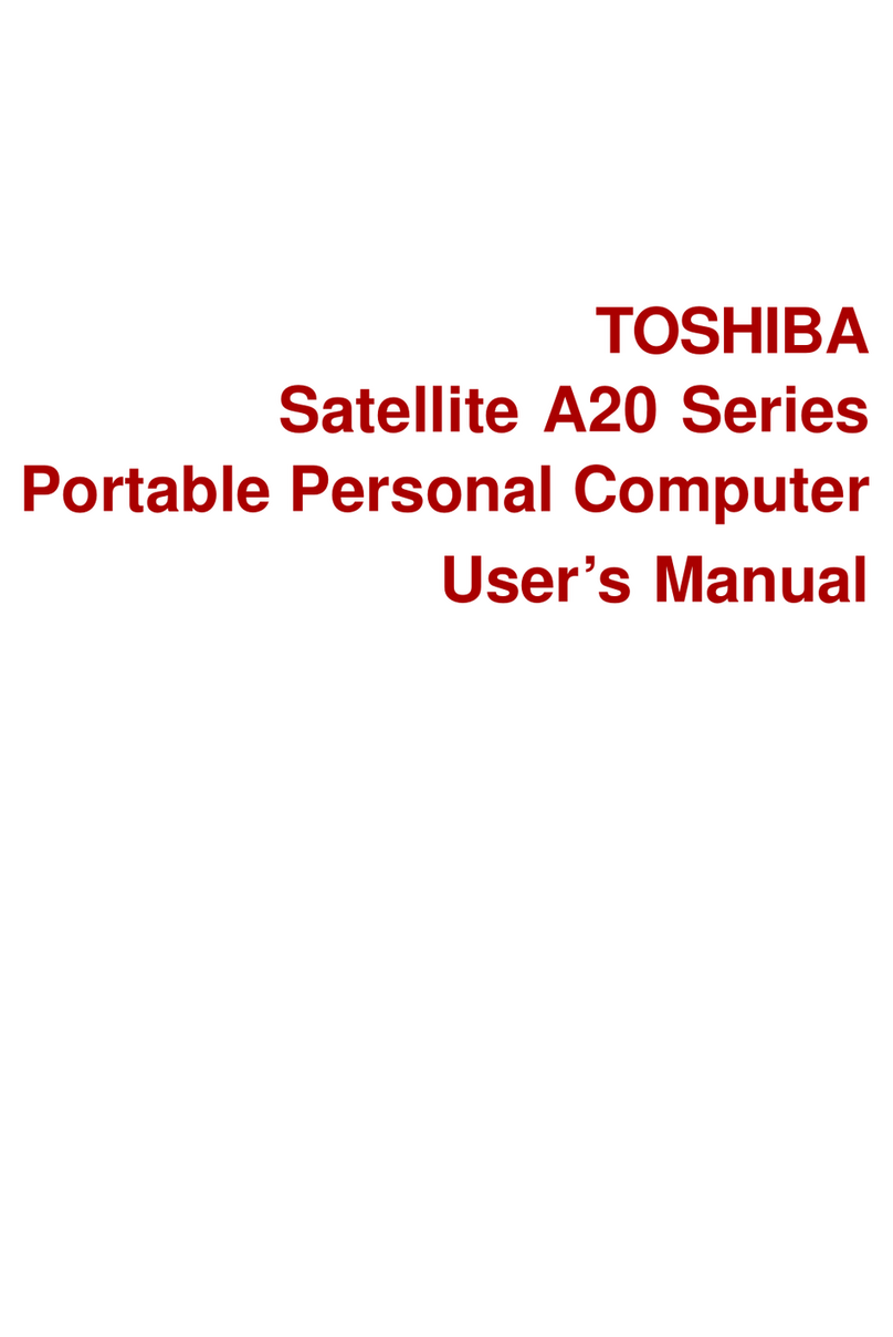 Toshiba PSA20 user manual