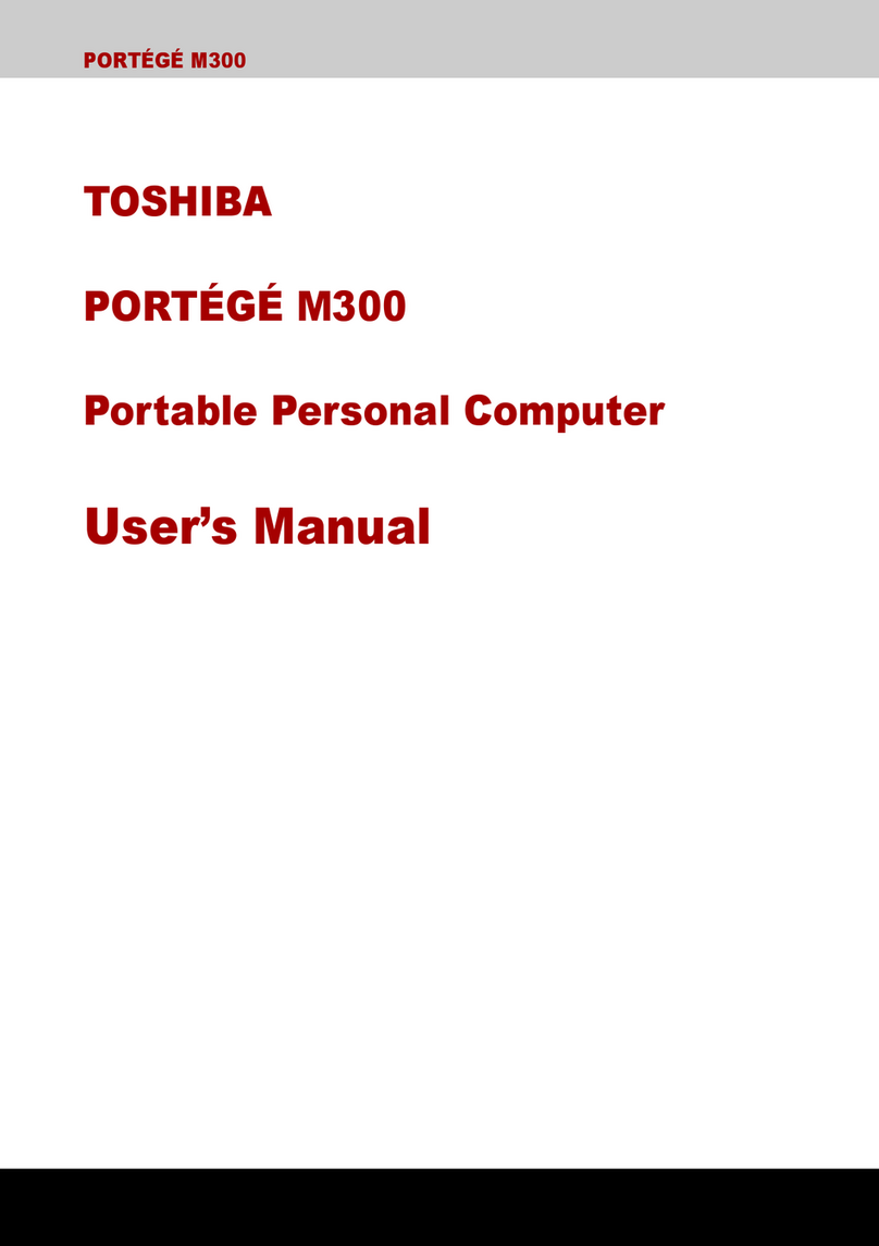 Toshiba Portege M300 User manual
