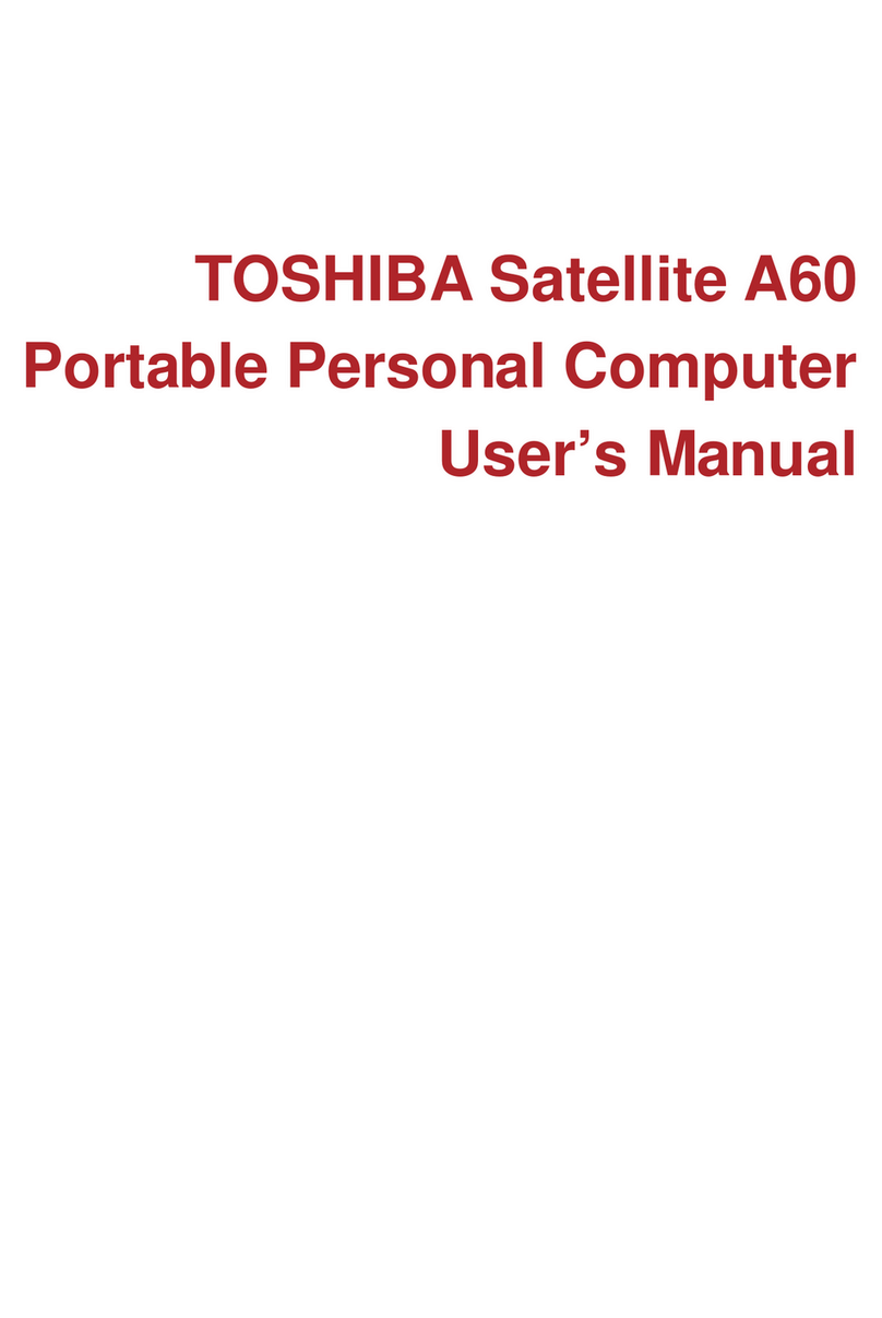 Toshiba Satellite A60 user manual