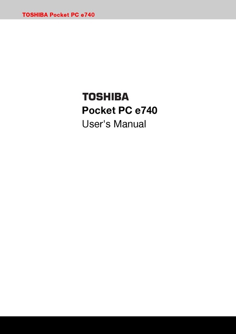 Toshiba e740 User manual