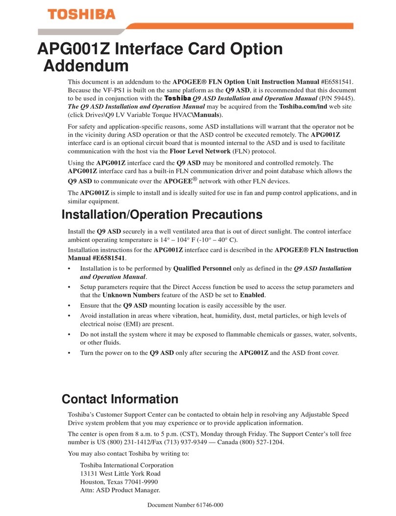 Toshiba APOGEE FLN APG001Z Guide