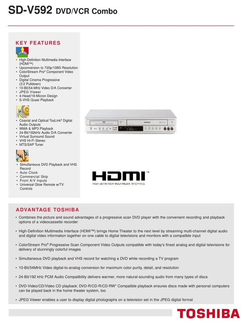 Toshiba SD-V592 User manual