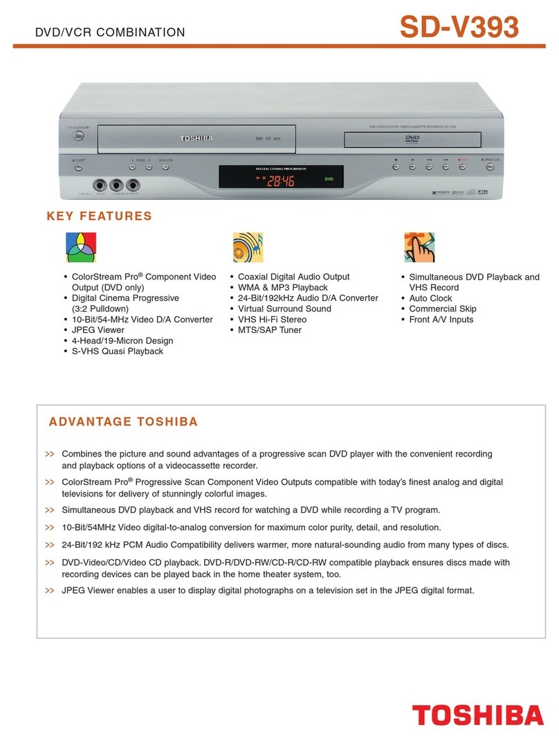 Toshiba SD-V393 User manual
