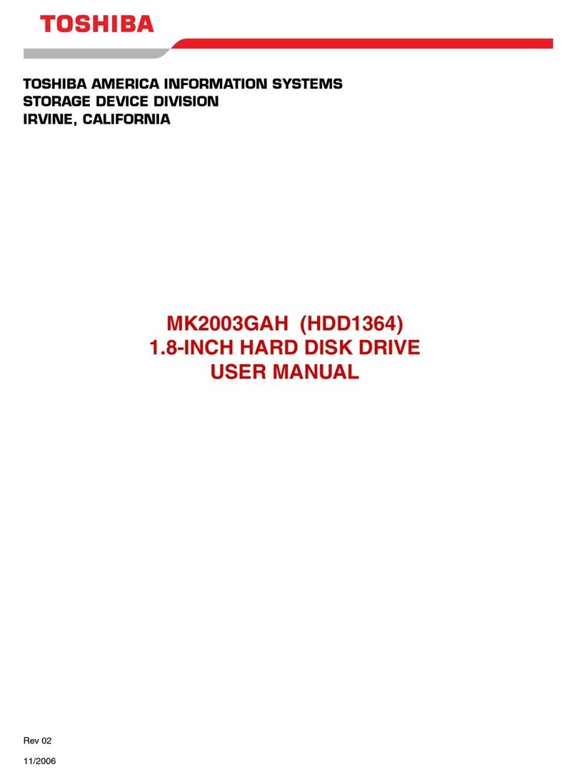Toshiba MK2003GAH User manual