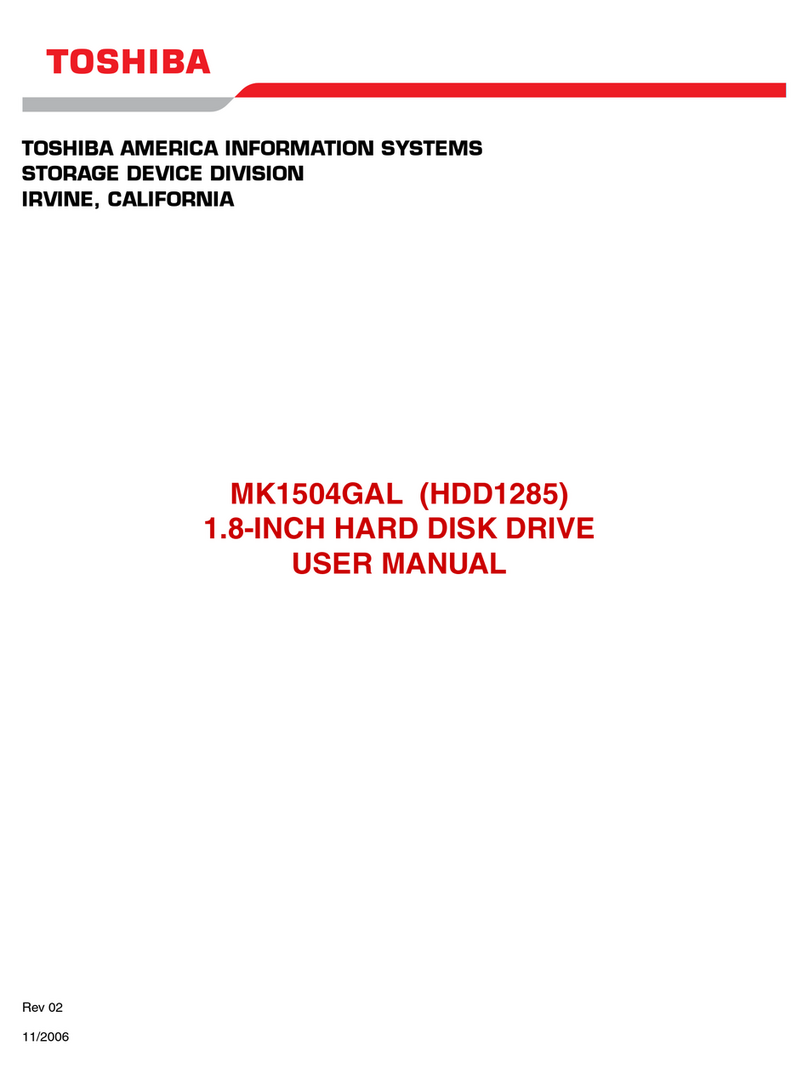 Toshiba MK1504GAL User manual