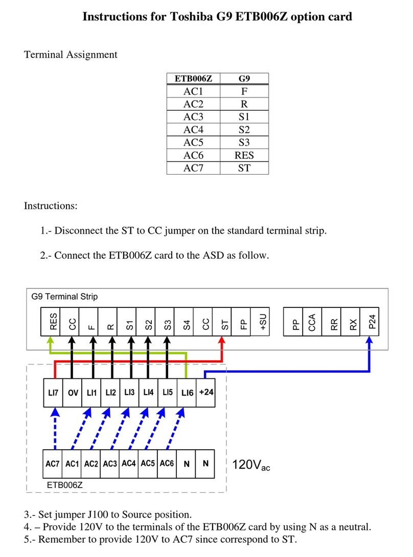 Toshiba G9 ETB006Z instructions