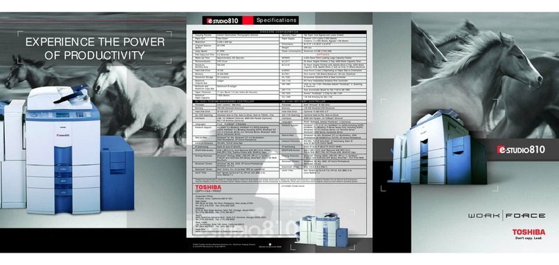 Toshiba e-STUDIO810 GA-1140 User manual