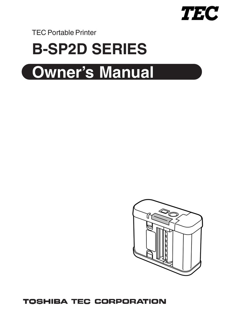 Toshiba B-SP2D Series User manual Toshiba B-SP2D Series User manual