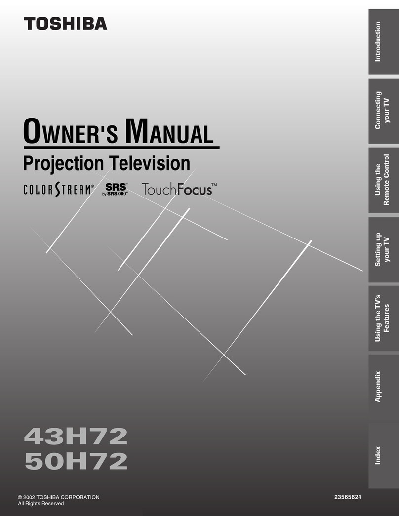 Toshiba 43H72 User manual Toshiba 43H72 User manual
