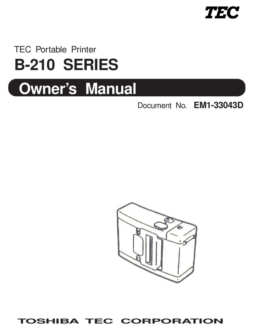 TEC TEC B-210 SERIES User manual TEC TEC B-210 SERIES User manual