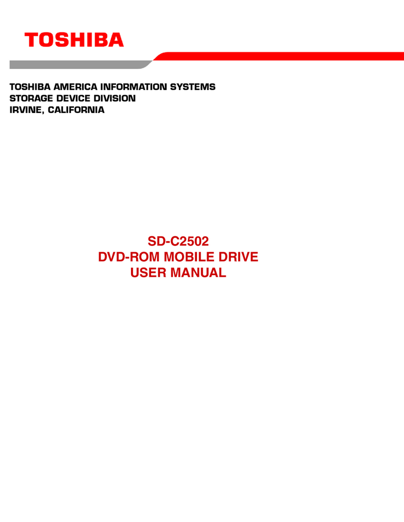 Toshiba SD-C2502 User manual Toshiba SD-C2502 User manual