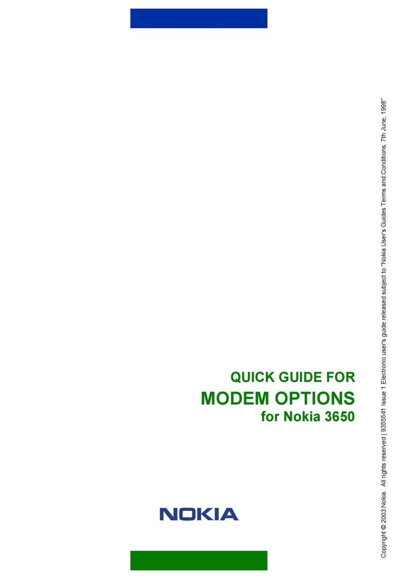 Nokia 3650 - Smartphone 3.4 MB User manual Nokia 3650 - Smartphone 3.4 MB User manual