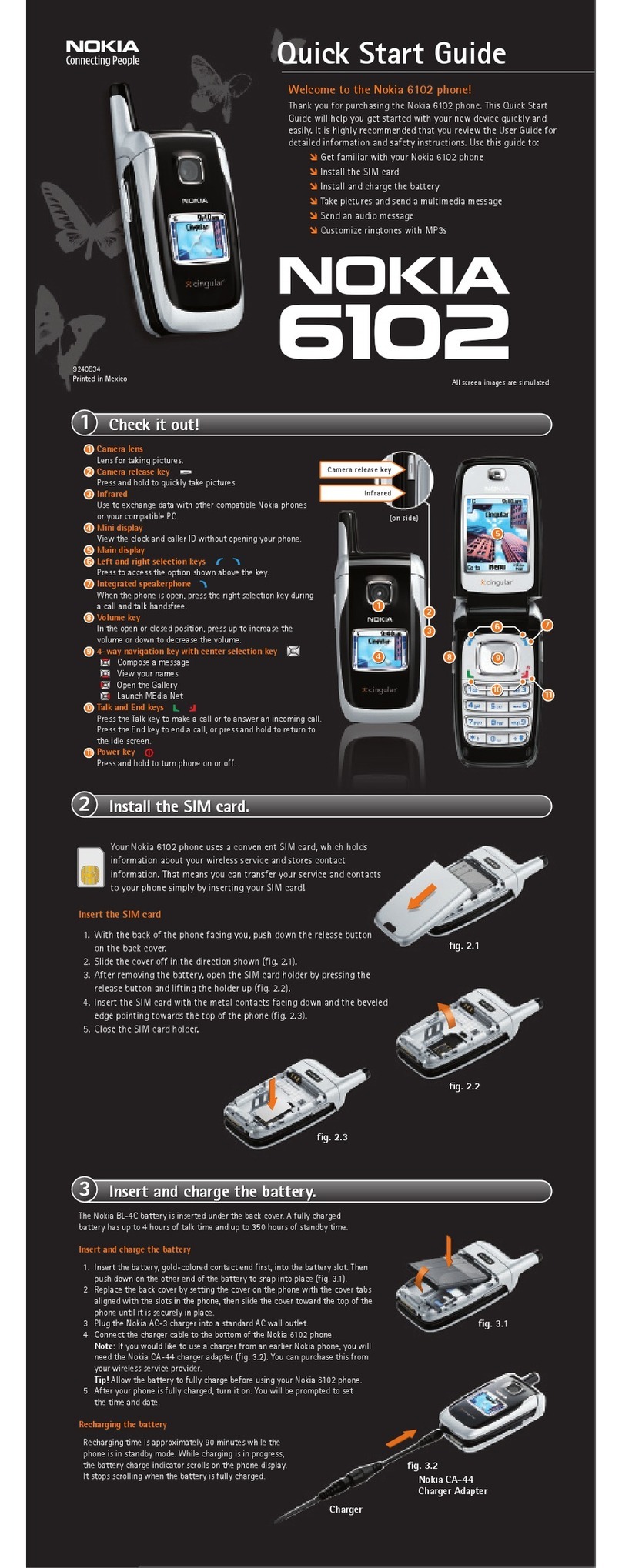 Nokia 6102 - Cell Phone 4.6 MB User manual Nokia 6102 - Cell Phone 4.6 MB User manual