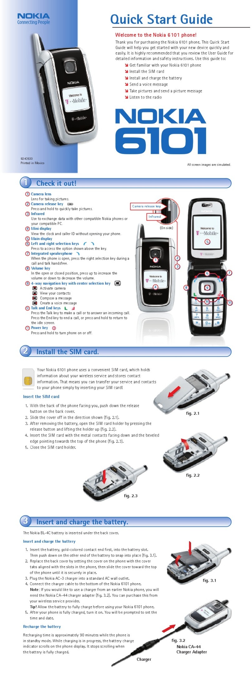 Nokia 6101 - Cell Phone 4.4 MB User manual