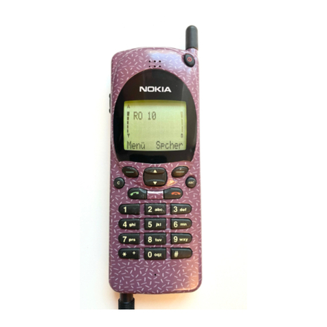 Nokia 2110 User manual