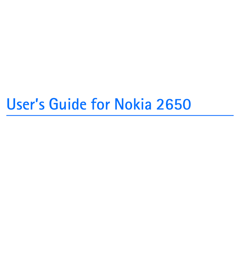 Nokia 2650 - Cell Phone 1 MB User manual