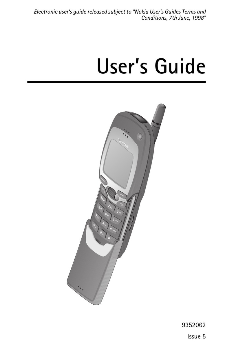 Nokia 7110 - Cell Phone - GSM User manual