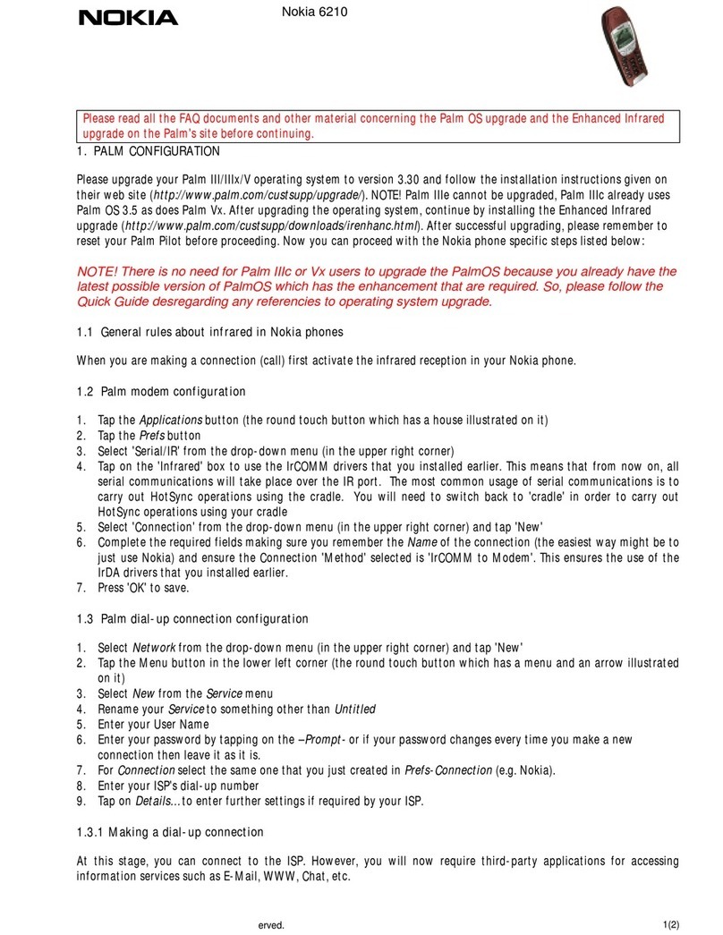 Nokia NAVIGATOR 6210 User manual Nokia NAVIGATOR 6210 User manual