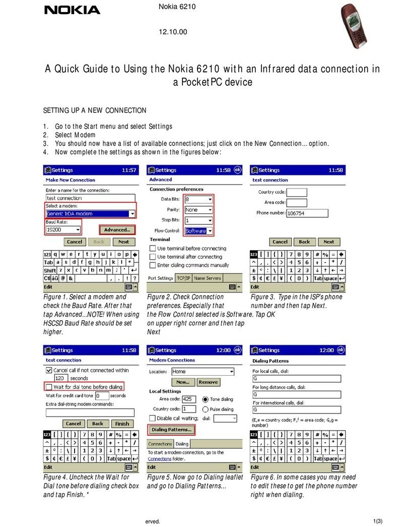 Nokia NAVIGATOR 6210 User manual