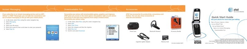 Nokia 6126 - Cell Phone 10 MB quick start guide