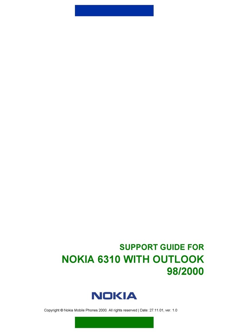 Nokia 6310 Installation instructions