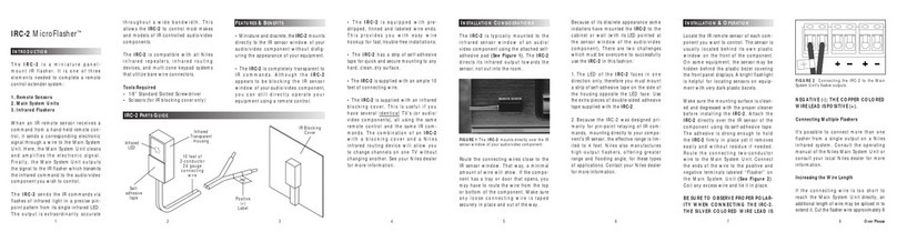 Niles MicroFlasher IRC-2 Installation & operating guide