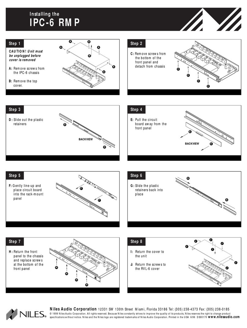 Niles IPC-6 install guide